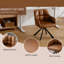 Rohen Office Chair Upholstery Swivel Home Office Chair Ergonomic Desk Chair-1328939402