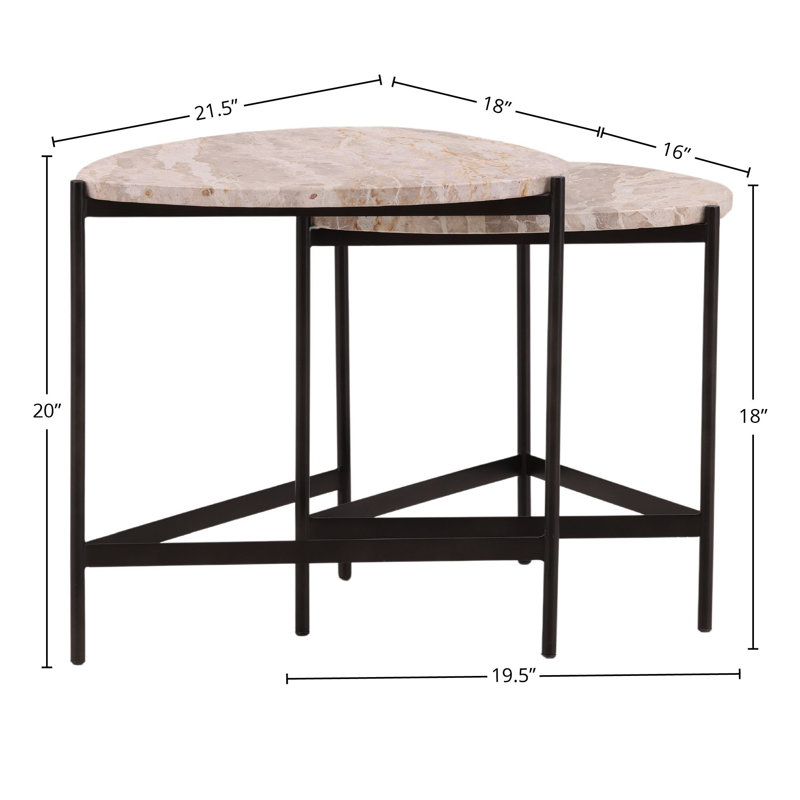 Corwin Nesting Tables, Natural