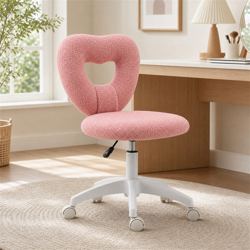 Fauteuil de bureau sans accoudoirs Durable, Pink