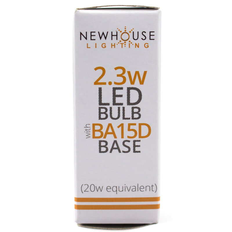 Ampoule DEL 2,3 W à baïonnette, 200 lumens, 3000k