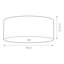 Ausie Fabric Semi Flush Mount-1185156454-1185156455