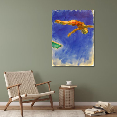 Art sur toile tendu Lark Manor ™ Hoffman, Kate, titre: Diver
