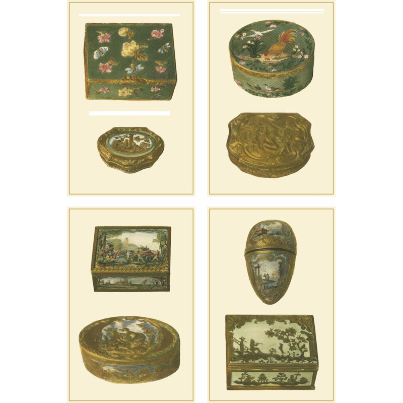 Mini Jewel Boxes - Wrapped Canvas Print, 46cm H x 30cm W x 3.8cm D