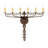 Almonte Steel Candle Wall Light