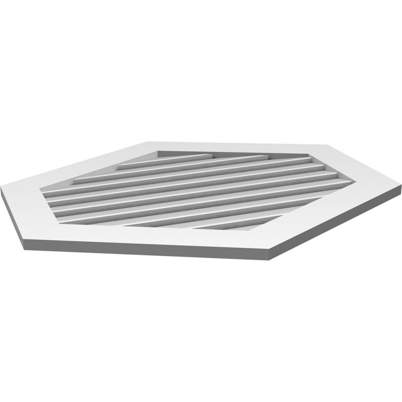 Pente verticale verticale en uréthane 6 pi, 32" H x 36" W x 1" D