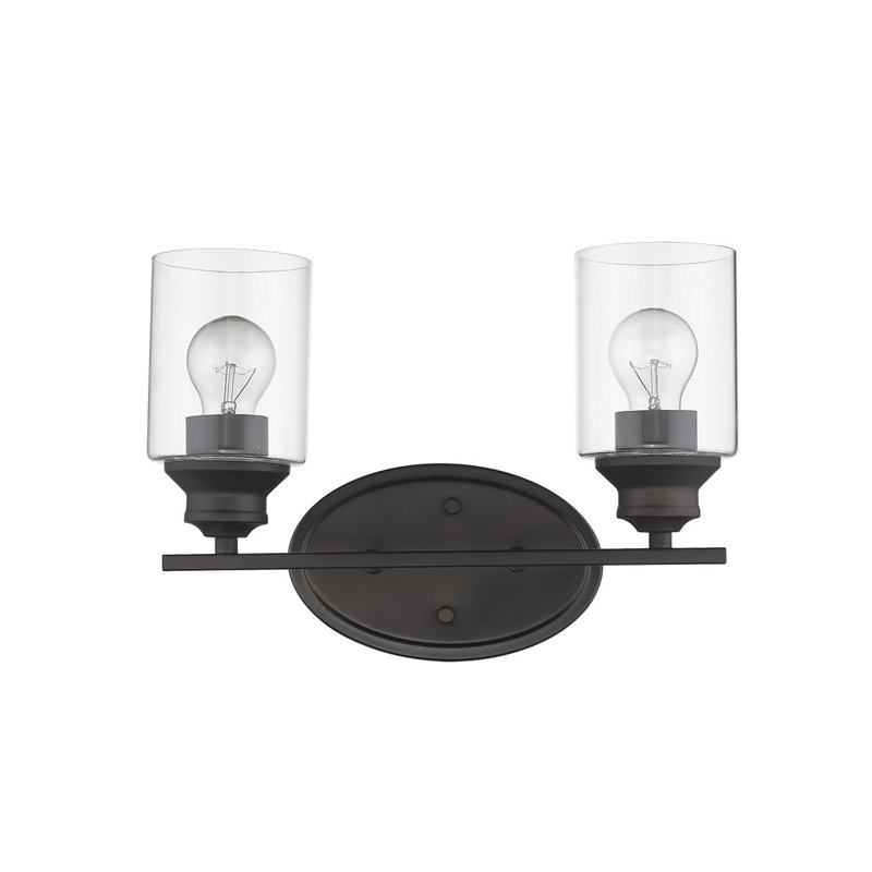 Éclairage pour meuble-lavabo 2 lumières Holbrook, Bronze huilé
