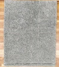 Tapis gris touffeté à la main Sioeli, Rectangle de 5 pi x 8 pi