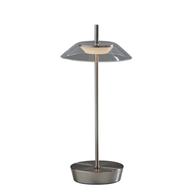 Lampe de table sans fil à DEL Ako - Acier