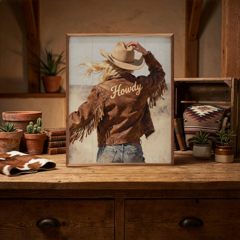 Western Women Howdy, H 20 po x l 16 po