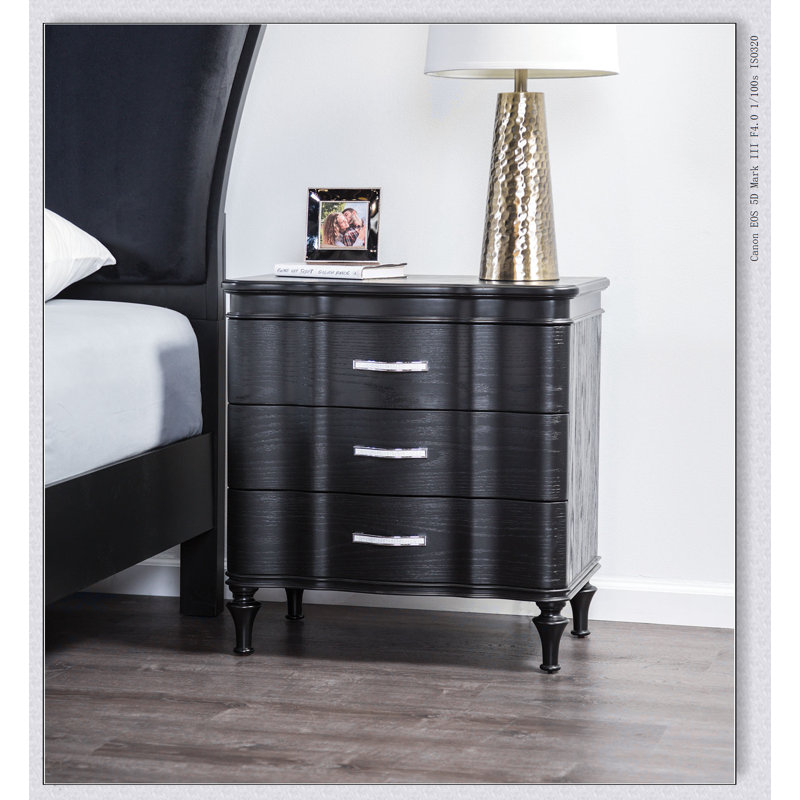 Table de chevet 1 pièce Glam