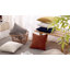 Housse de coussin moelleuse à rayures en chenille douce-111961575-125368473