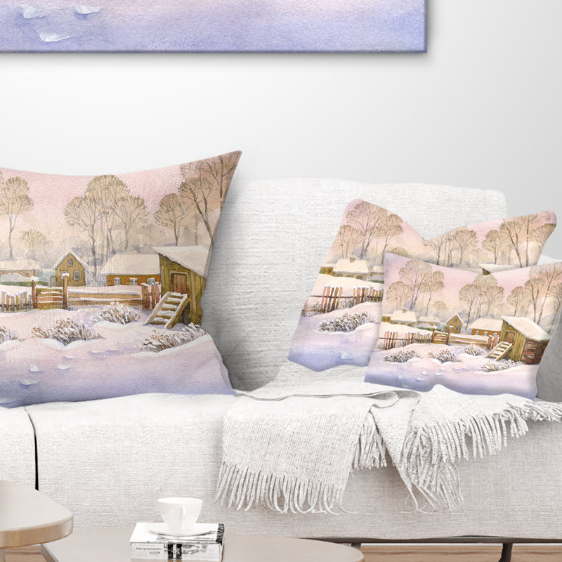 Coussin Old Winter Village