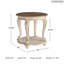 Table de bout avec rangement Heraldas