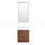Petit meuble-lavabo flottant avec lavabo simple-548655639