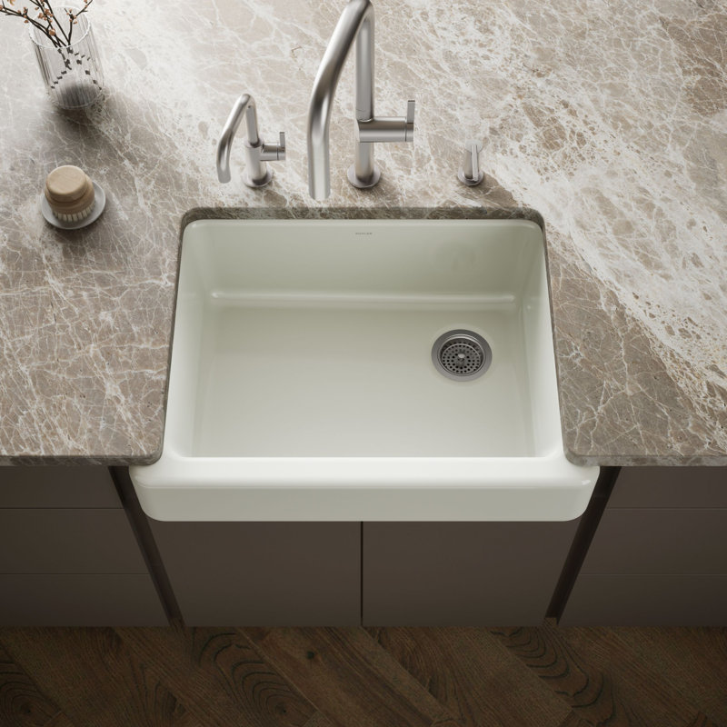 Whitehaven® 30" L x 22" W Farmhouse Kitchen Sink, Cane Sugar