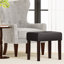 Tabouret de repose-pieds rectangulaire en cuir Nakendra-570125352-582534235
