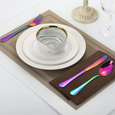 Ensemble de couverts 40 pièces en acier inoxydable