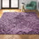 Tapis mauve en laine touffeté à la main Alora