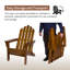 Chaise Adirondack pliante en bois massif Breeona-1909168952