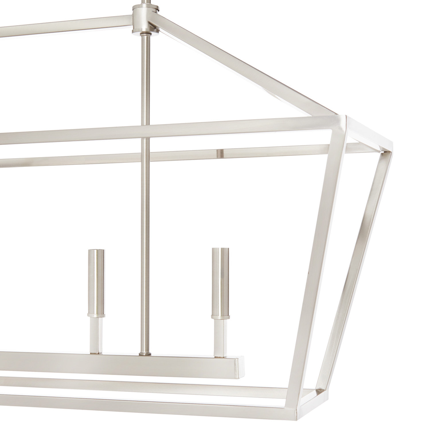 Glenhaven 5 Light Dimmable Pendant, Satin Nickel