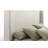 Kelaa Boucle Upholstered Queen Wingback Bed White-1351350066