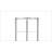 Triangle Display Shelf Tempered Glass/Chrome Frame