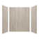Expressions 60'' W 48'' D 72'' H Glue Up Solid Surface Wall