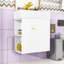 Meuble-lavabo de salle de bain avec lavabo en céramique et rangement à gauche-2050745851
