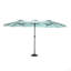 Grand parasol rectangulaire double 14,8 pi avec manivelle-1937765798
