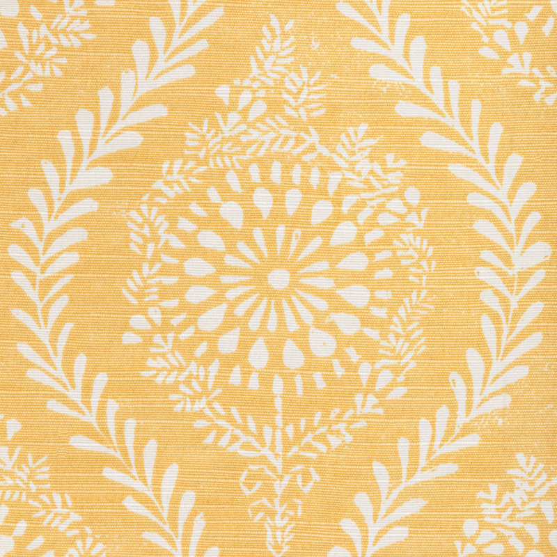 Manoir Marindol Print Fabric, Canary
