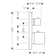 Citterio M Trim Thermostatic with Volume Control and Diverter