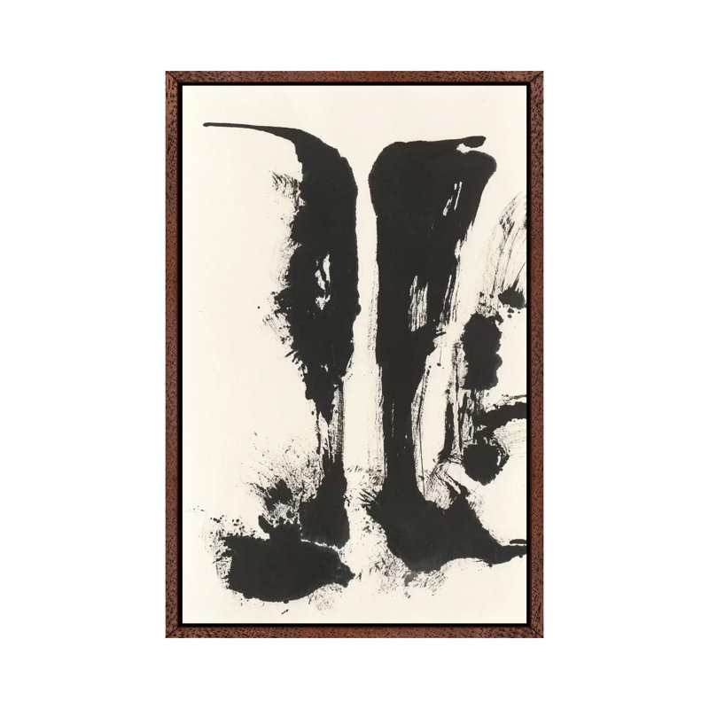 Sumi Waterfall VIew V by Chris Paschke - Floater Frame Gallery-Wrapped Canvas Giclée on Canvas
