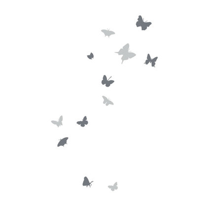 Décalcomanie murale papillons