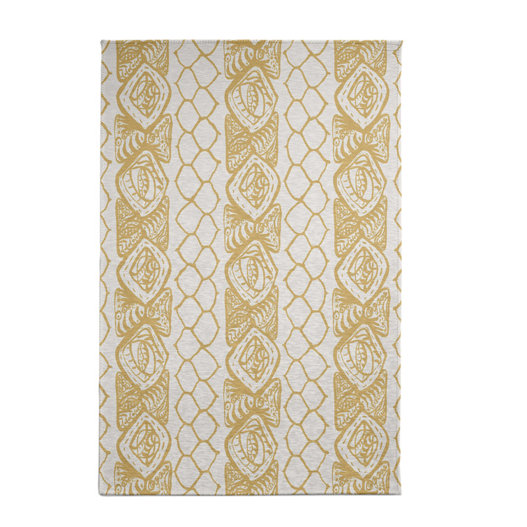 Safari Chenille Geometric Indoor Rug