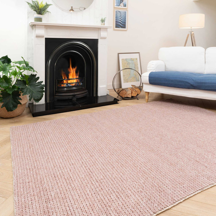 Redding Solid Colour Hand Woven Area Rug