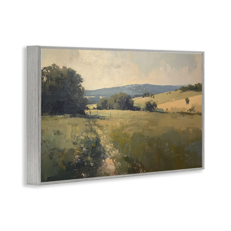 Vaste campagne, estampe numérique par Lazar Studio, Estampe numérique Farmhouse, H 16 po x l 24 po