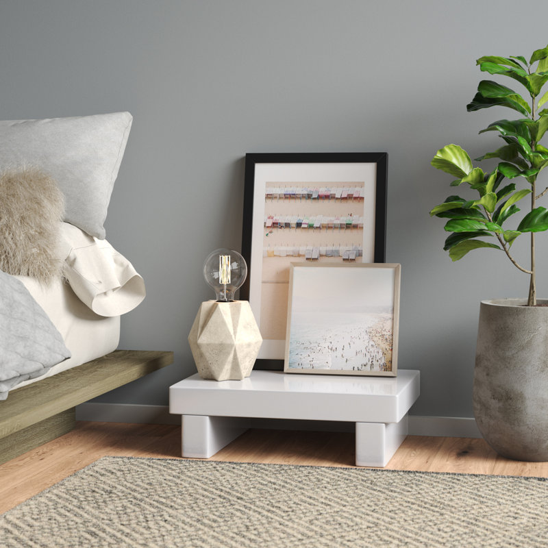 Alei Guglielma Low Profile Nightstand with USB Port