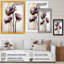 «Pink Gerbera Flower on Abstract Fusion V», reproduction sur toile-1493533566-1493533567