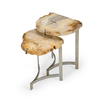 Bedrock Solid Wood Top Nesting Tables