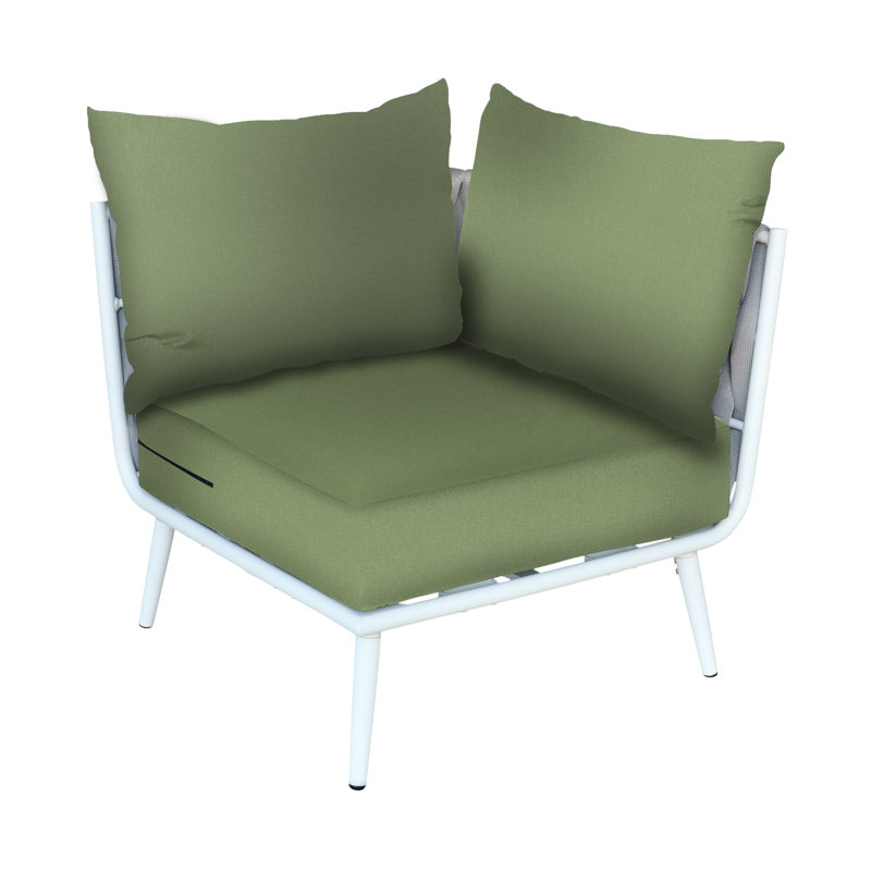 Section de coin Cayman, Blanc, Vert
