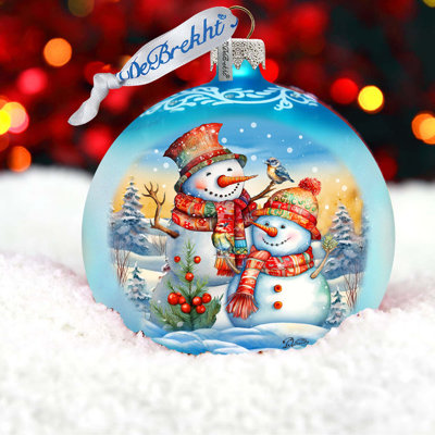 3.5'' Glass Ball Ornament