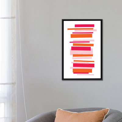 « bonbon stripes no. 1 », reproduction d’impression sur toile