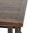 Brown Teak Wood Kitchen Dining Table with Eight Attached Seats, 100" x 42" x 31"-94225247-94225246-94225244