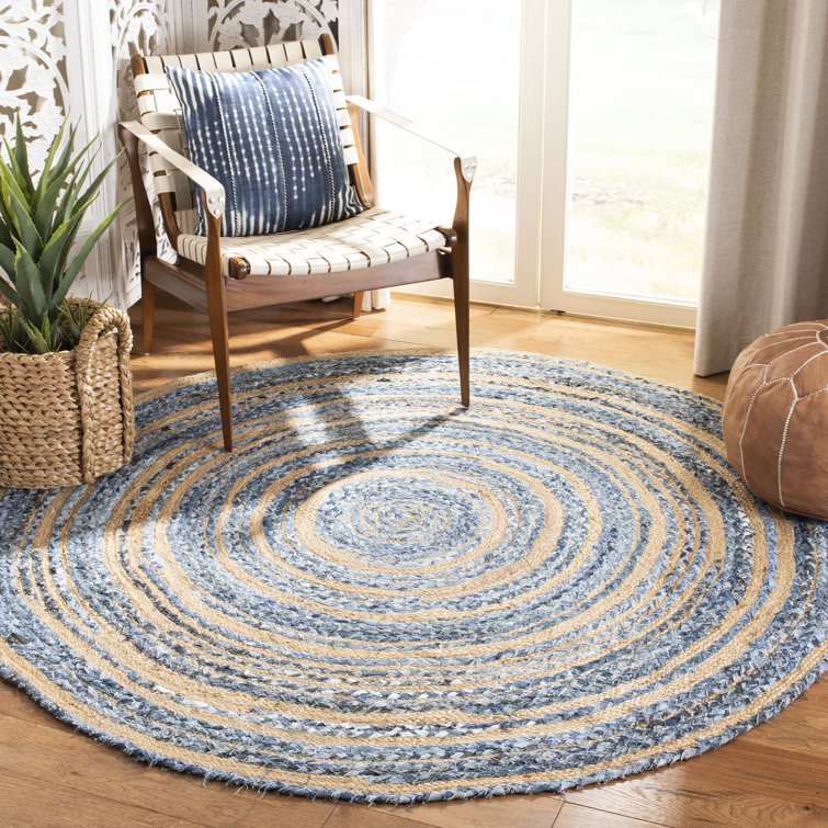 Zeitler Hand Woven Jute, Cotton Rug
