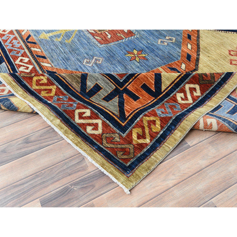 Trinka One-of-a-Kind Rectangle 10'2" X 13'6" New Age Area Rug in Beige