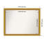 Townhouse Gold Non-Beveled Bathroom Wall Mirror-1016737515