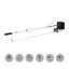 Klarstein 78cm W Stainless Steel Barbecue Skewer.