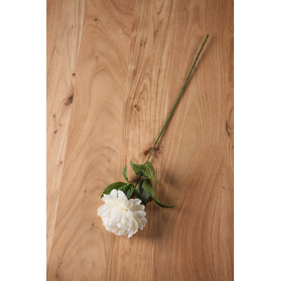 Faux Off White Peony Stems