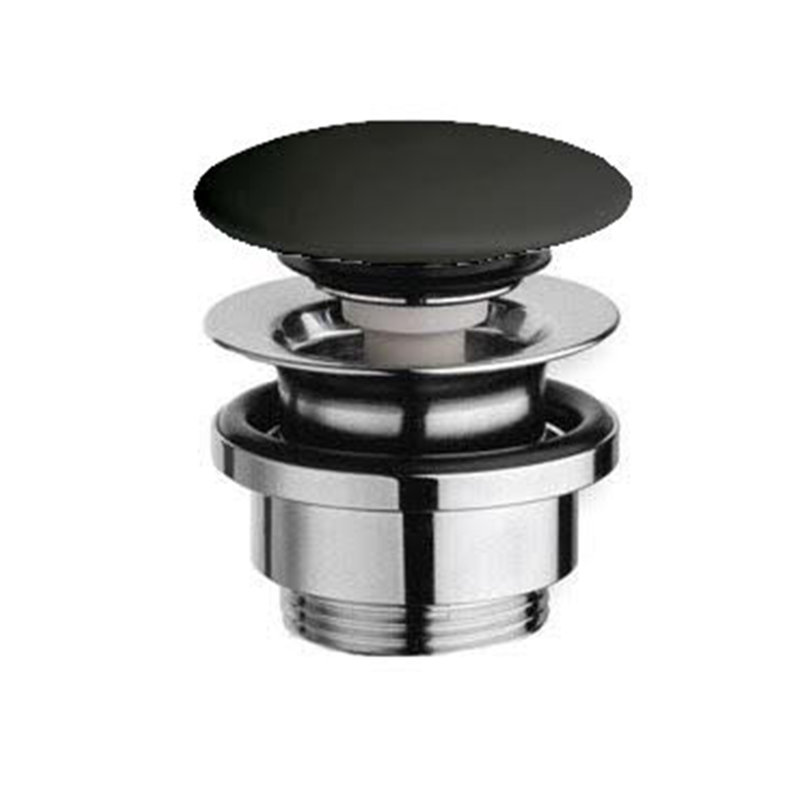 Urban 2.8" Pop-up Bathroom Sink Drain, Glossy White, Yes