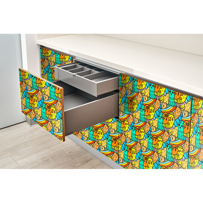Anastasiea 100 cm x 50 cm Matte Peel & Stick Wallpaper Roll